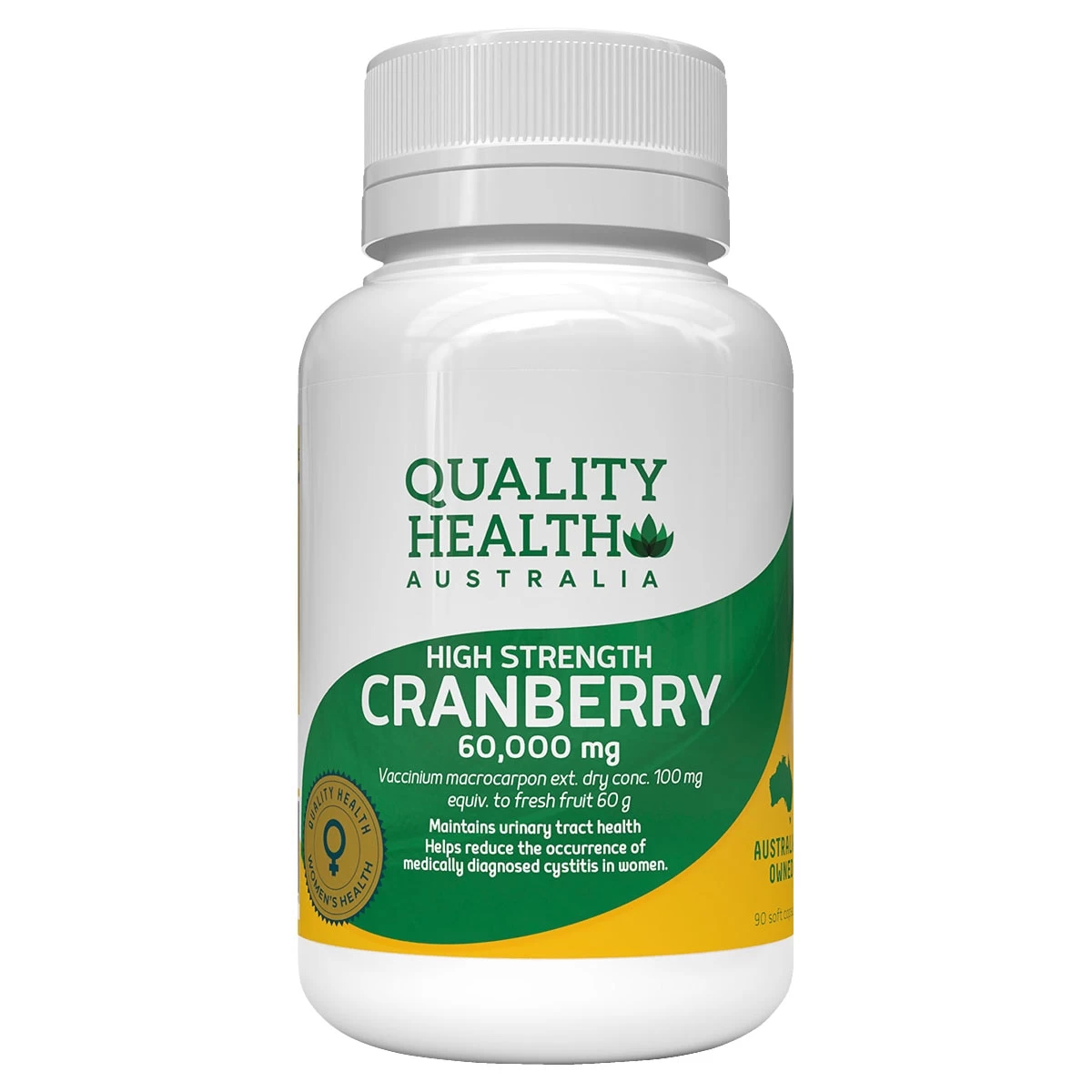 Quality Health High Strength Cranberry 60000mg 90 Capsules 1 Quality Health High Strength Cranberry 60000mg 90 Capsules