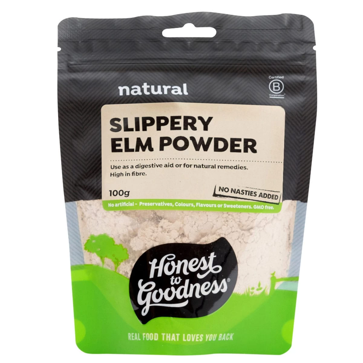 Honest To Goodness Slippery Elm Powder 100g 1 Honest To Goodness Slippery Elm Powder 100g