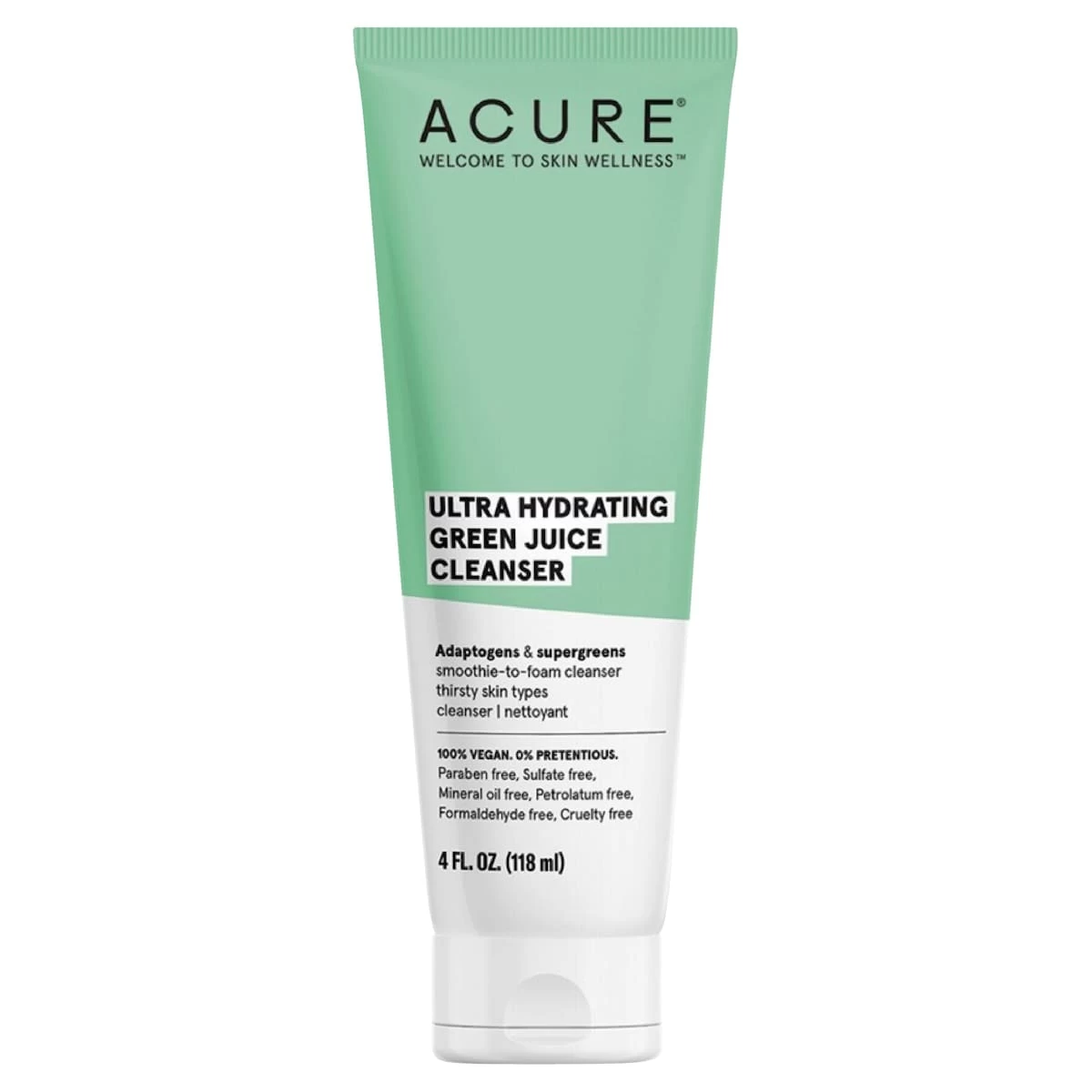 Acure Ultra Hydrating Green Juice Cleanser 118ml 1 Acure Ultra Hydrating Green Juice Cleanser 118ml