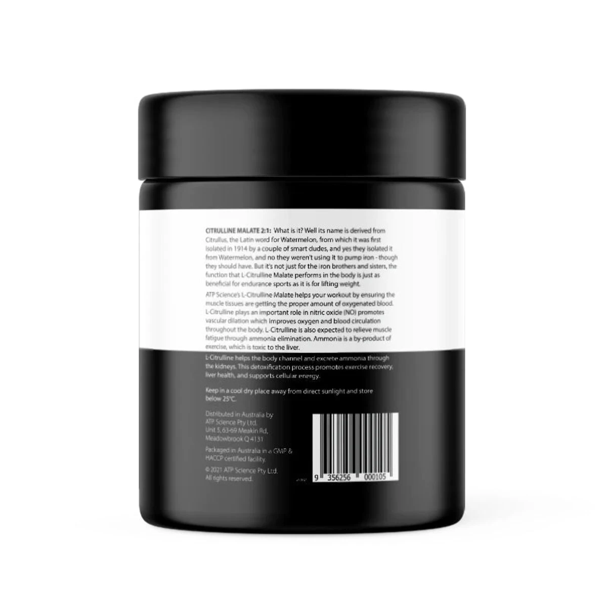 ATP Science L-Citrulline Malate 250g 3 ATP Science L-Citrulline Malate 250g - Image 3