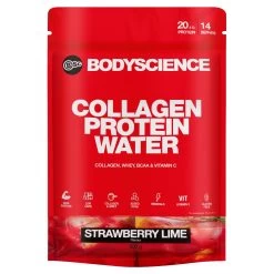 BSc Body Science Collagen Protein Water Strawberry Lime 350g