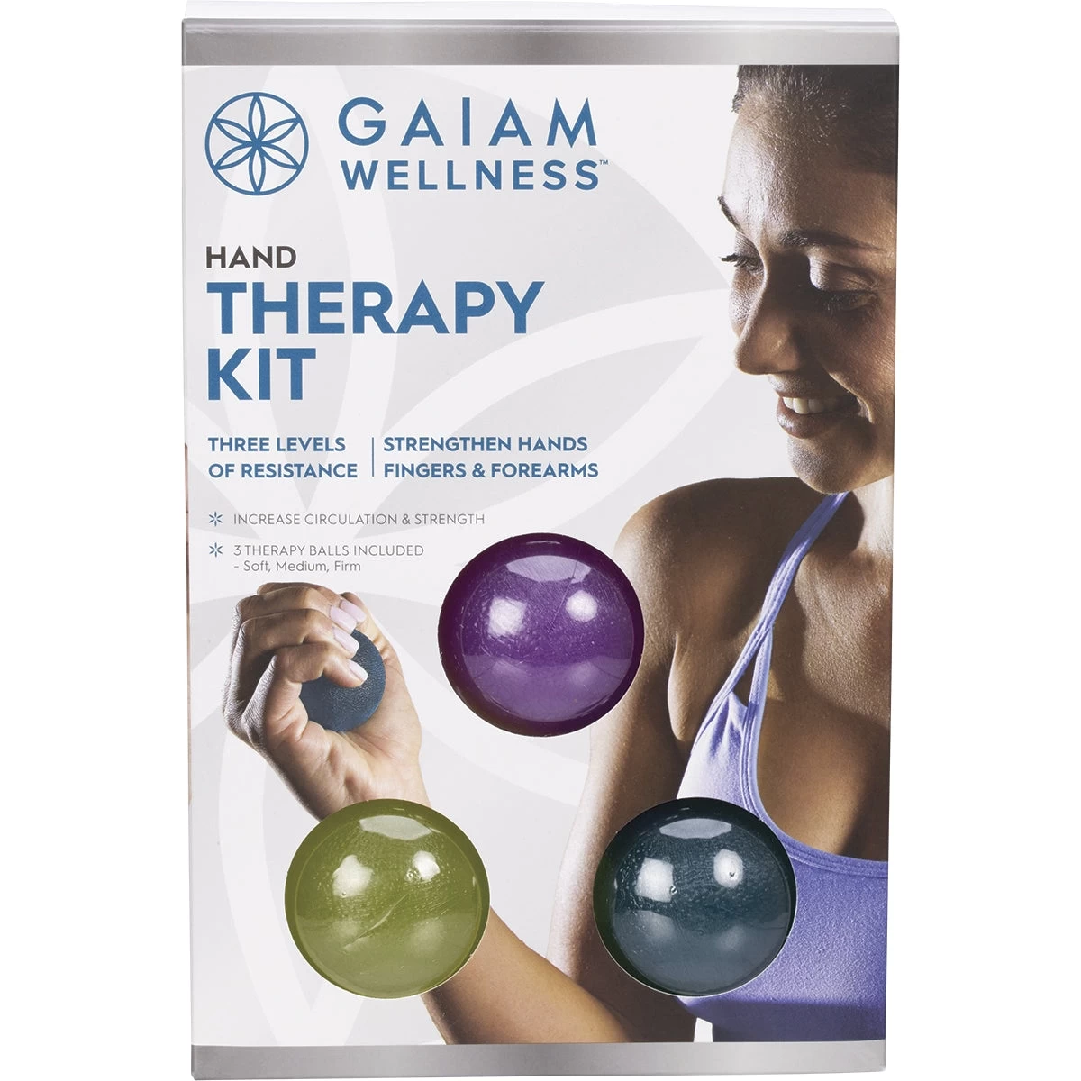 Gaiam Hand Therapy Kit 1 Gaiam Hand Therapy Kit