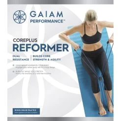 Gaiam Reformer Pilates 4-Loop Design And Multiple Grips