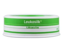 Leukosilk Hypoallergenic Silk Tape 1.25cm X 5m 1 Roll