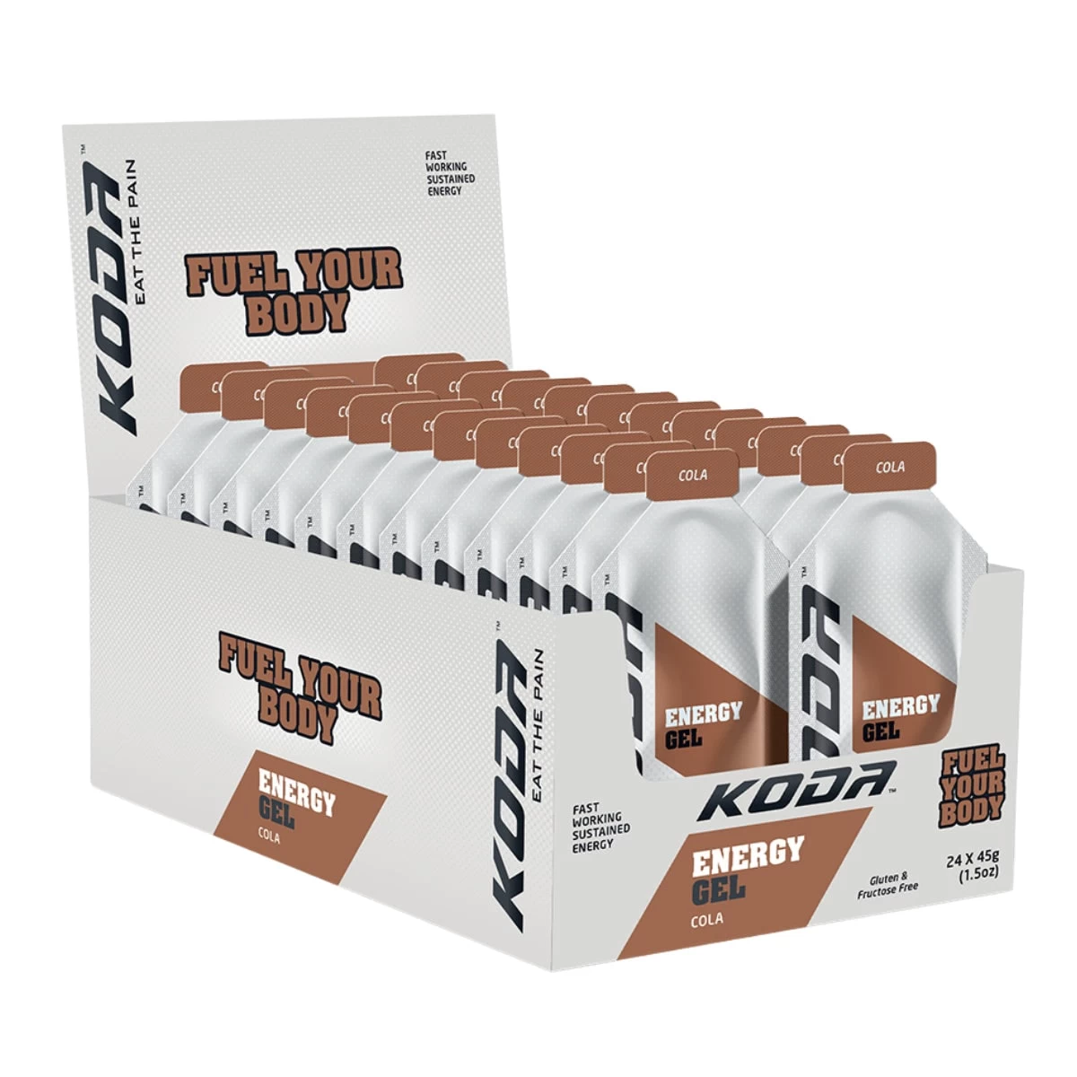 Koda Energy Gel Cola 24 X 45g 1 Koda Energy Gel Cola 24 X 45g