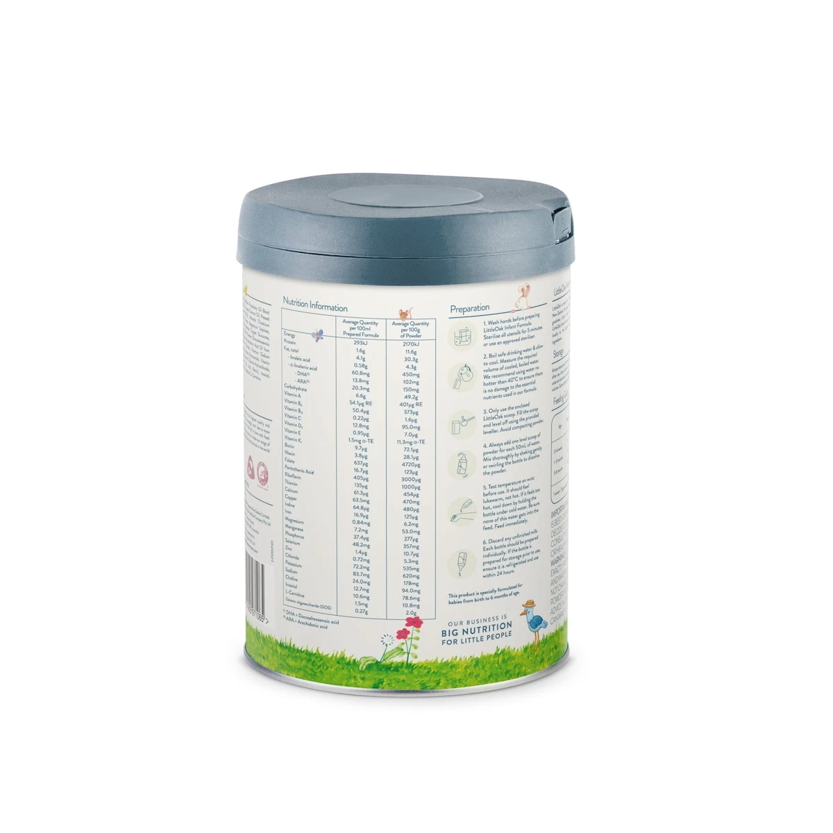 LittleOak Goat's Milk Infant Formula Stage 1 800g 2 LittleOak Goat's Milk Infant Formula Stage 1 800g - Image 2