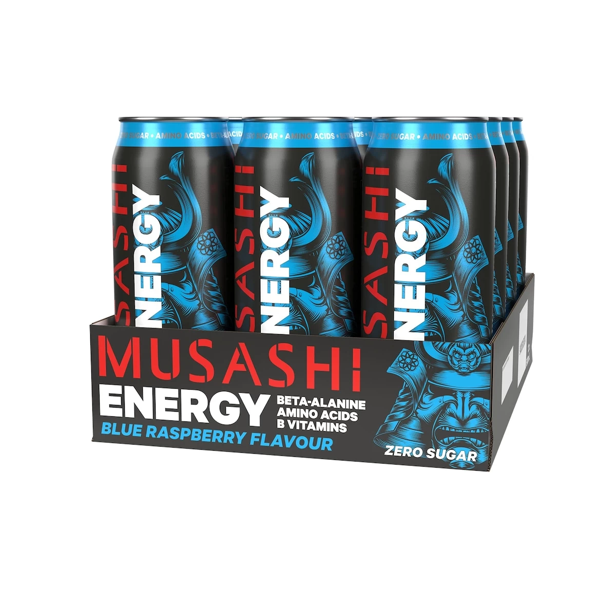 Musashi Energy Blue Raspberry 12 X 500ml 1 Musashi Energy Blue Raspberry 12 X 500ml