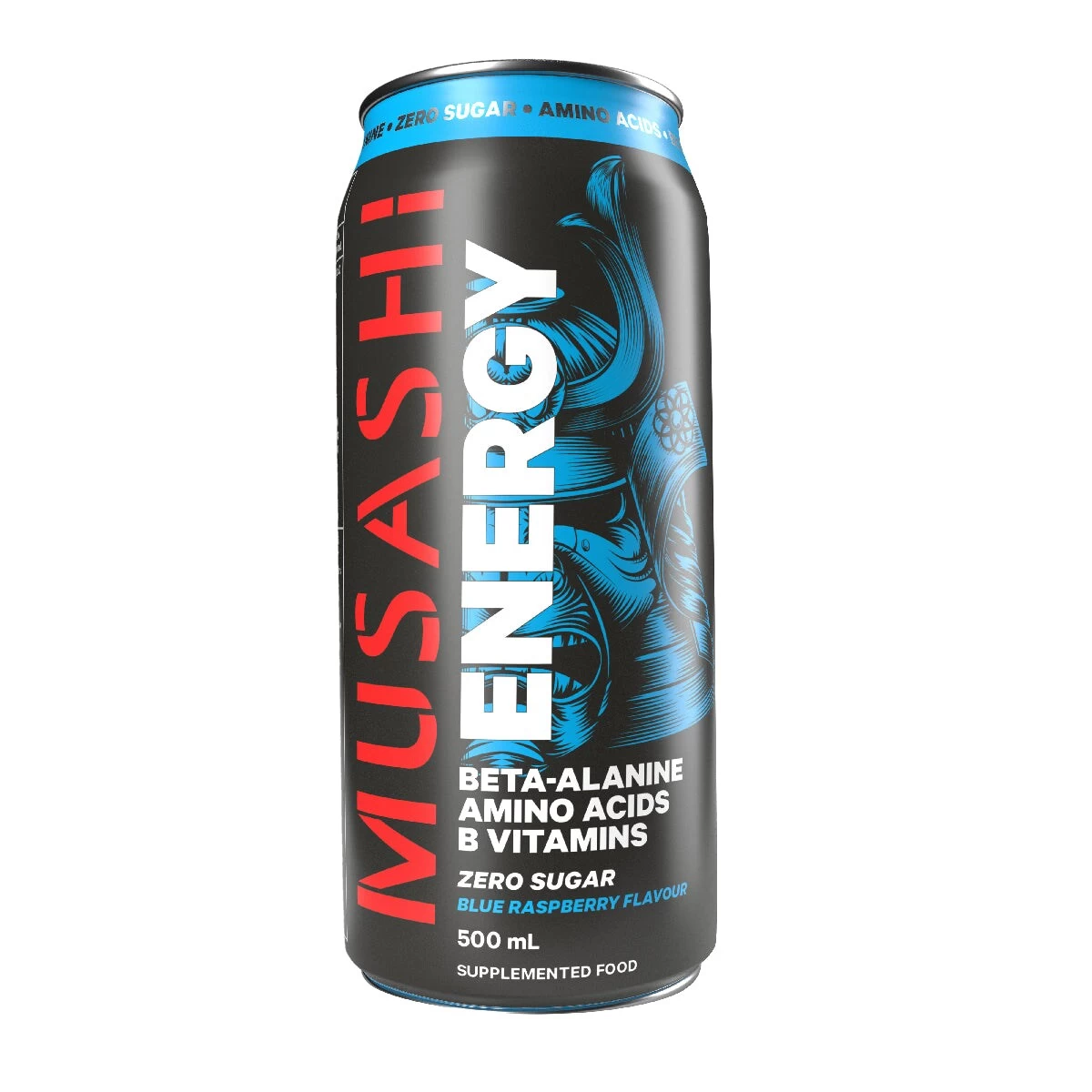 Musashi Energy Blue Raspberry 12 X 500ml 2 Musashi Energy Blue Raspberry 12 X 500ml - Image 2