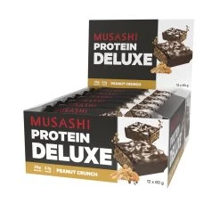 Musashi Deluxe Protein Bar Peanut Crunch 12 X 60g