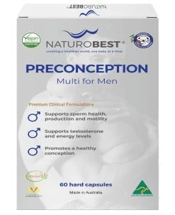 NaturoBest Preconception Multi For Men 60 Capsules