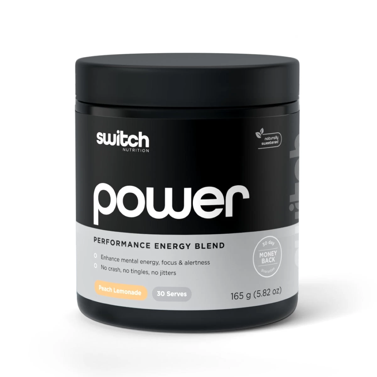 Switch Nutrition Power Performance Energy Pre-Workout Peach Lemonade 165g 1 Switch Nutrition Power Performance Energy Pre-Workout Peach Lemonade 165g