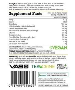 White Wolf Nutrition Preworkout Pineapple Coconut 250G -Health Care Store 62967