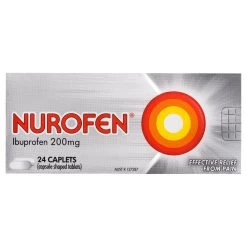 Nurofen Pain Relief 200mg Ibuprofen 24 Pack -Health Care Store 64249