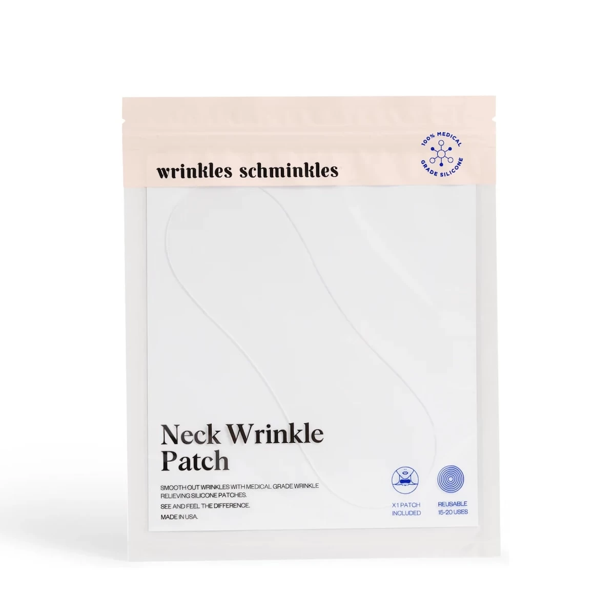 Wrinkles Schminkles Neck Wrinkle Patch Single 1 Wrinkles Schminkles Neck Wrinkle Patch Single