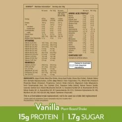 IsoWhey Plant-Based Meal Replacement Shake Vanilla 550g 9 IsoWhey Plant-Based Meal Replacement Shake Vanilla 550g -Health Care Store 65311
