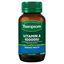 Thompson's Vitamin A 10000iu 150 Capsules -Health Care Store 65810