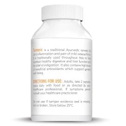 Nature's Help Organic Turmeric With Black Pepper And Ginger 120 Capsules -Health Care Store 65842