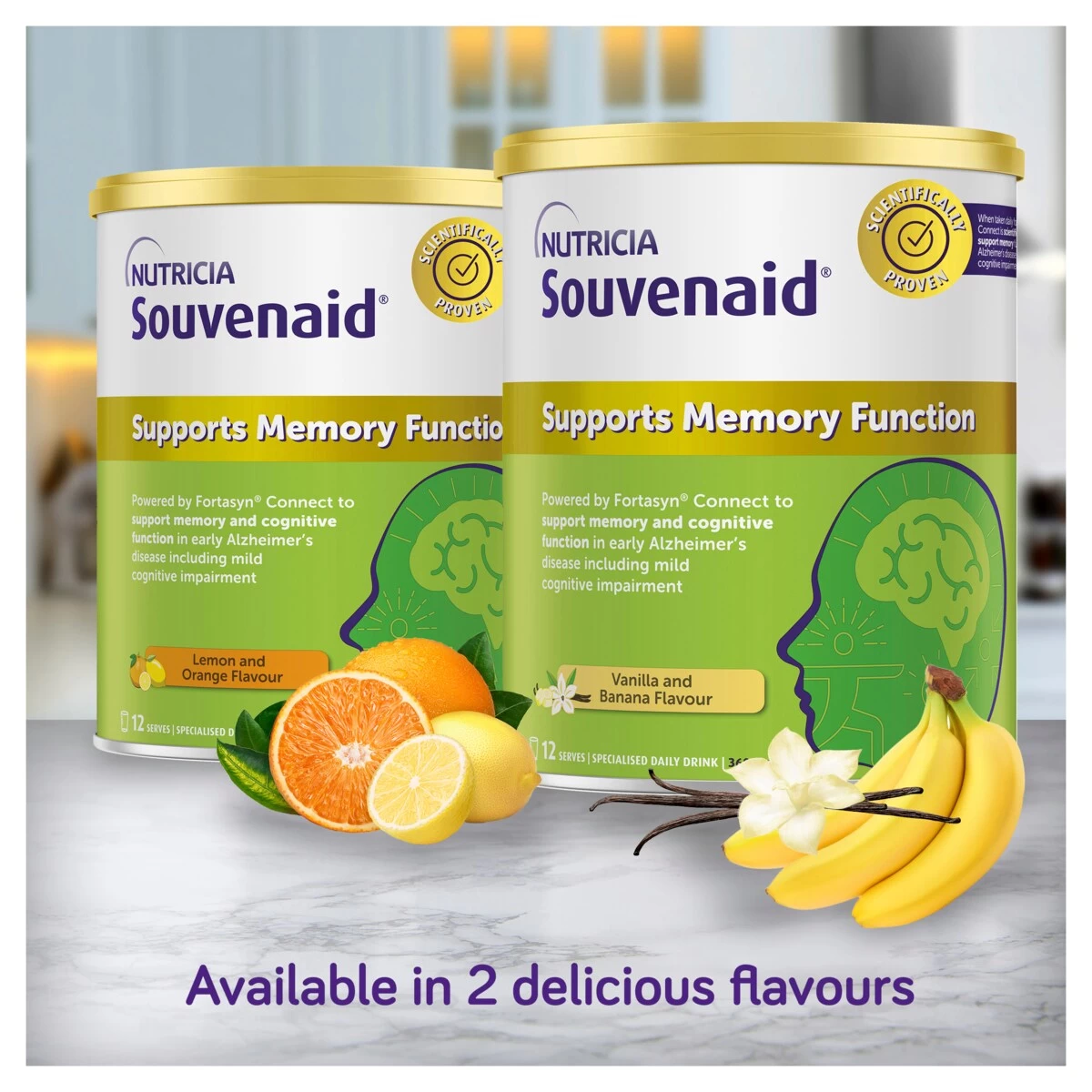 Souvenaid Memory Powder Vanilla & Banana 360g 8 Souvenaid Memory Powder Vanilla & Banana 360g - Image 8