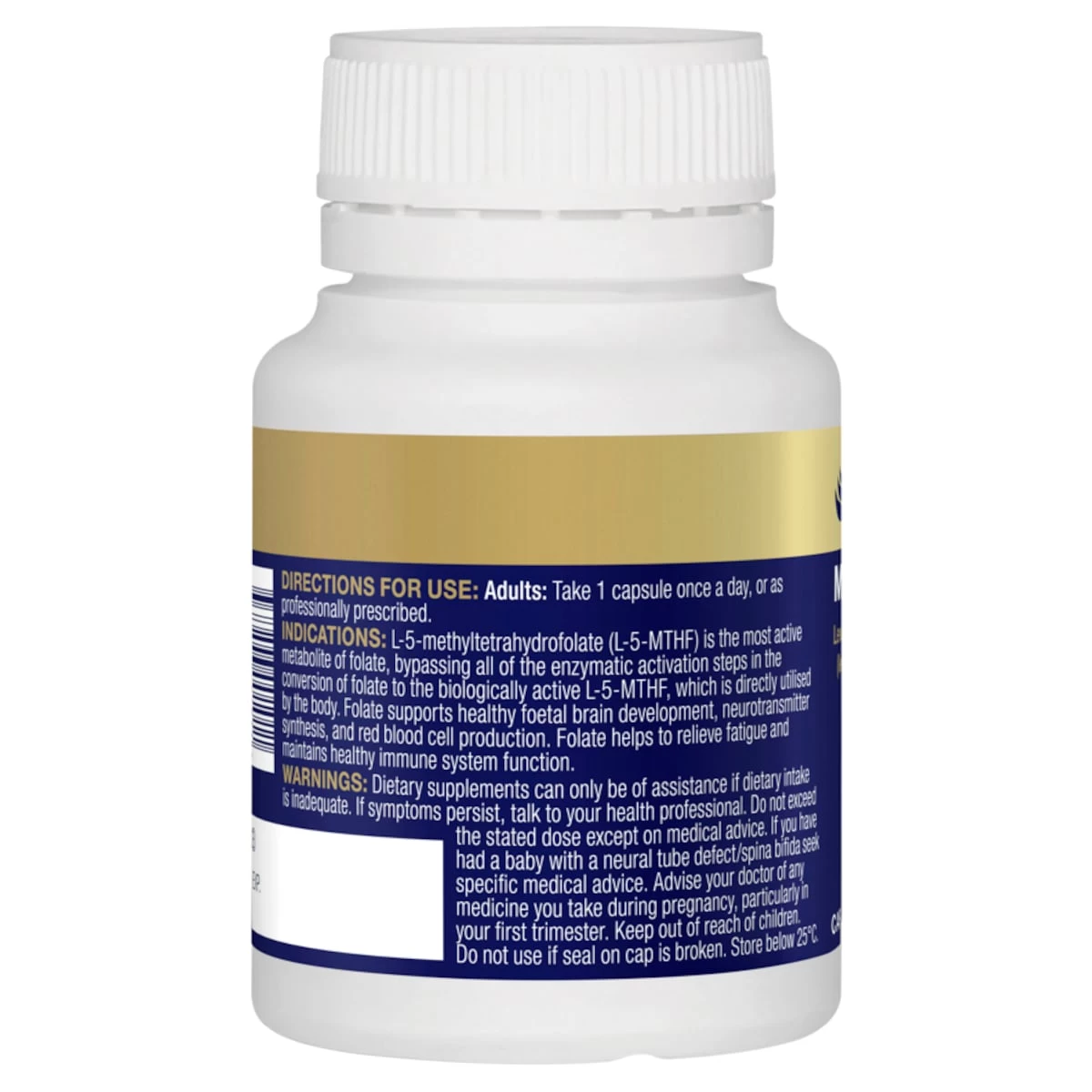 BioCeuticals MTHF 60 Capsules 3 BioCeuticals MTHF 60 Capsules - Image 3
