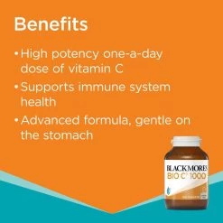 Blackmores Bio C 1000mg Vitamin C 150 Tablets 9 Blackmores Bio C 1000mg Vitamin C 150 Tablets -Health Care Store 67710