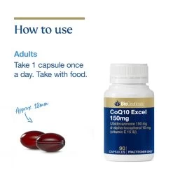 BioCeuticals CoQ10 Excel 150mg 90 Capsules -Health Care Store 67959