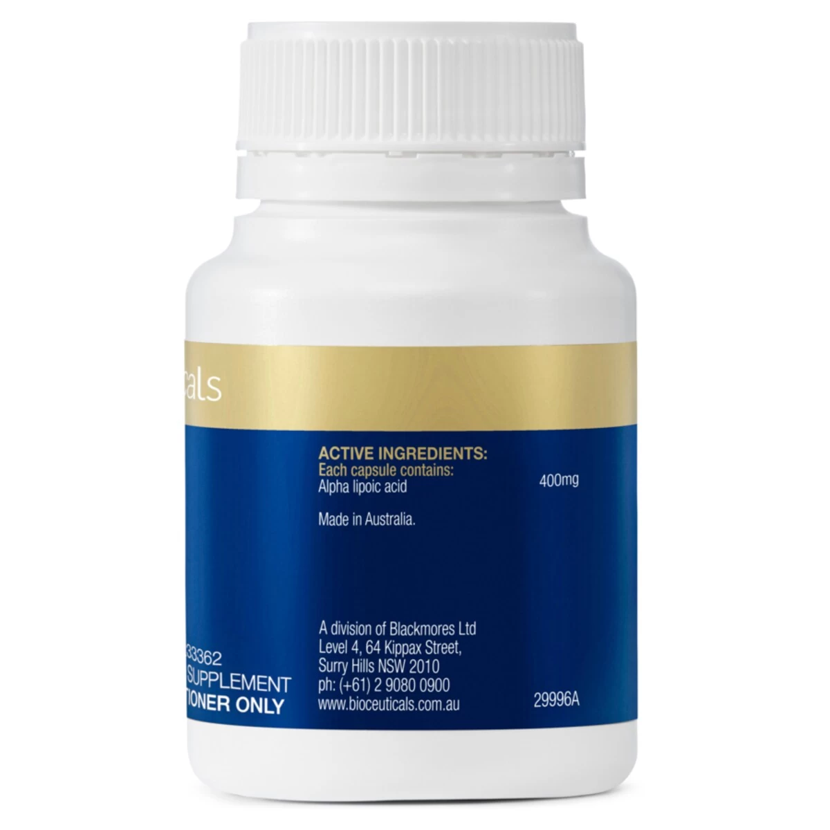 BioCeuticals Lipoec 400 60 Capsules 2 BioCeuticals Lipoec 400 60 Capsules - Image 2