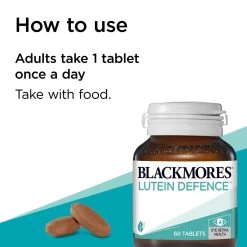 Blackmores Lutein Defence 60 Tablets 16 Blackmores Lutein Defence 60 Tablets -Health Care Store 68578