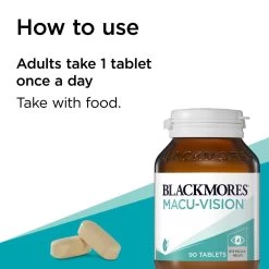 Blackmores Macu-Vision 90 Tablets -Health Care Store 68619