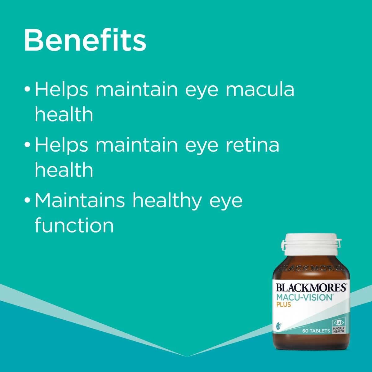 Blackmores Macu-Vision Plus 60 Tablets 7 Blackmores Macu-Vision Plus 60 Tablets - Image 7