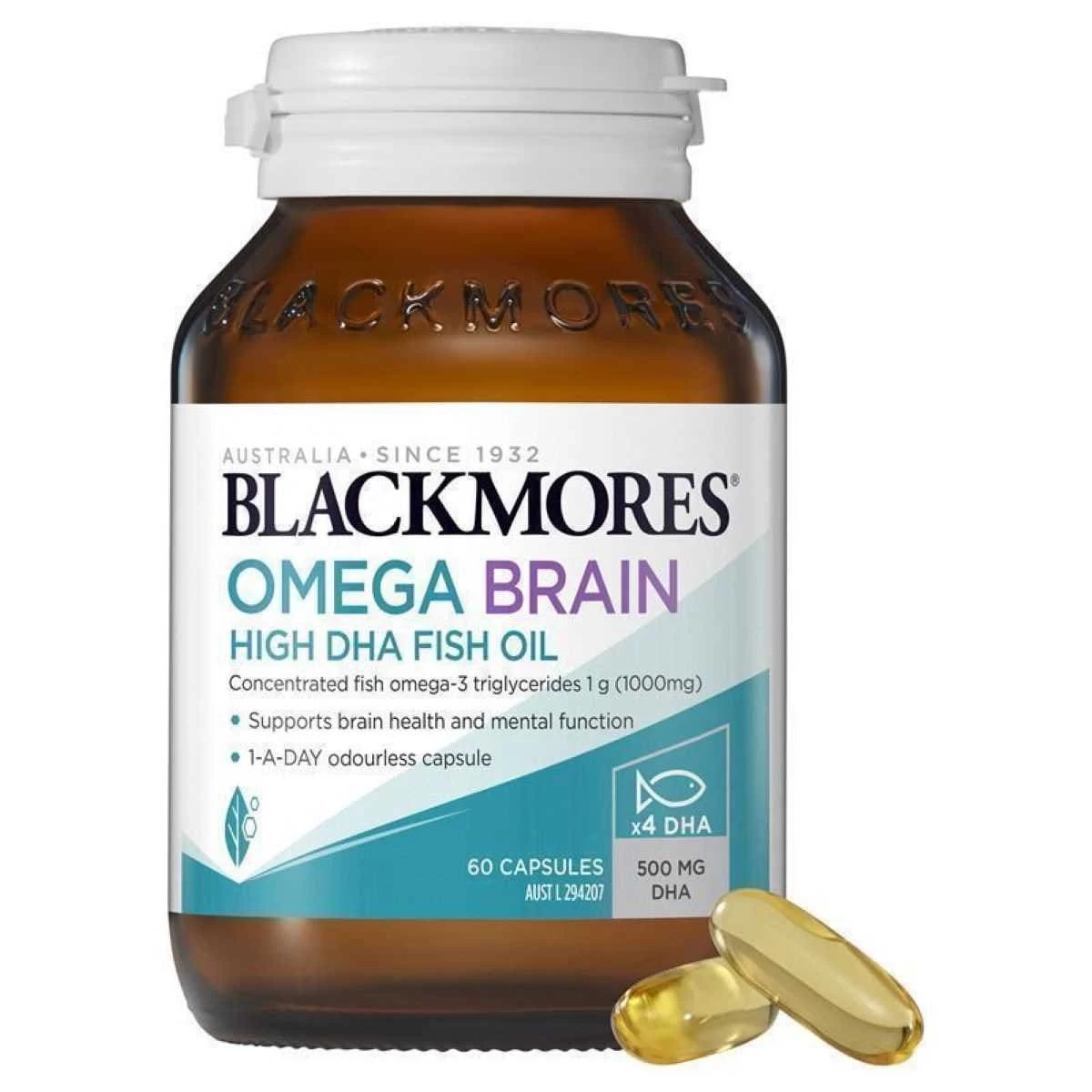Blackmores Omega Brain Health 60 Capsules 1 Blackmores Omega Brain Health 60 Capsules