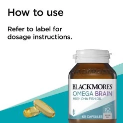 Blackmores Omega Brain Health 60 Capsules 15 Blackmores Omega Brain Health 60 Capsules -Health Care Store 68682