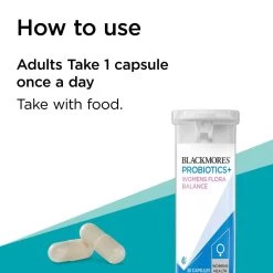 Blackmores Probiotics + Womens Flora Balance 30 Capsules -Health Care Store 68716