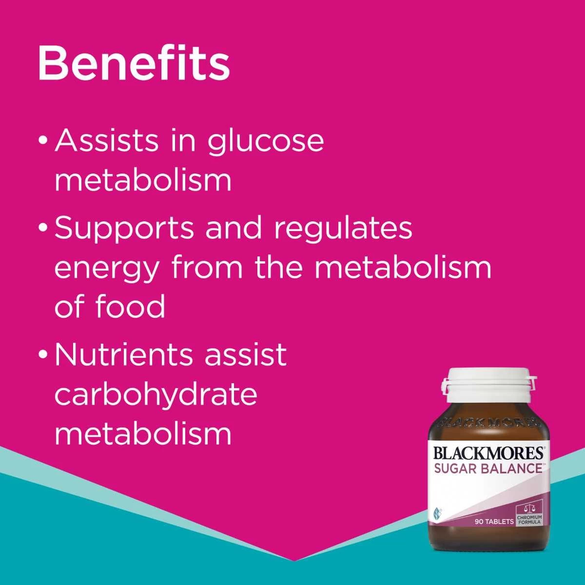 Blackmores Sugar Balance 90 Tablets 4 Blackmores Sugar Balance 90 Tablets - Image 4