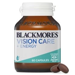Blackmores Vision Care + Energy 60 Capsules