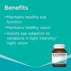 Blackmores Vitamin A 5000IU 150 Capsules -Health Care Store 68845
