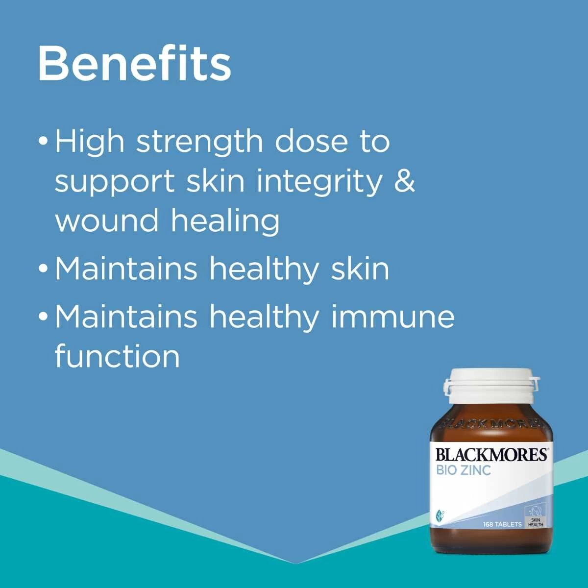 Blackmores Bio Zinc 168 Tablets 6 Blackmores Bio Zinc 168 Tablets - Image 6