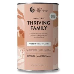 Nutra Organics Thriving Family Protein+ Double Choco 450g