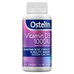 Ostelin Vitamin D 1000iu 250 Capsules