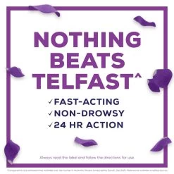 Telfast Allergy & Hayfever Relief 120mg 10 Tablets -Health Care Store 70494