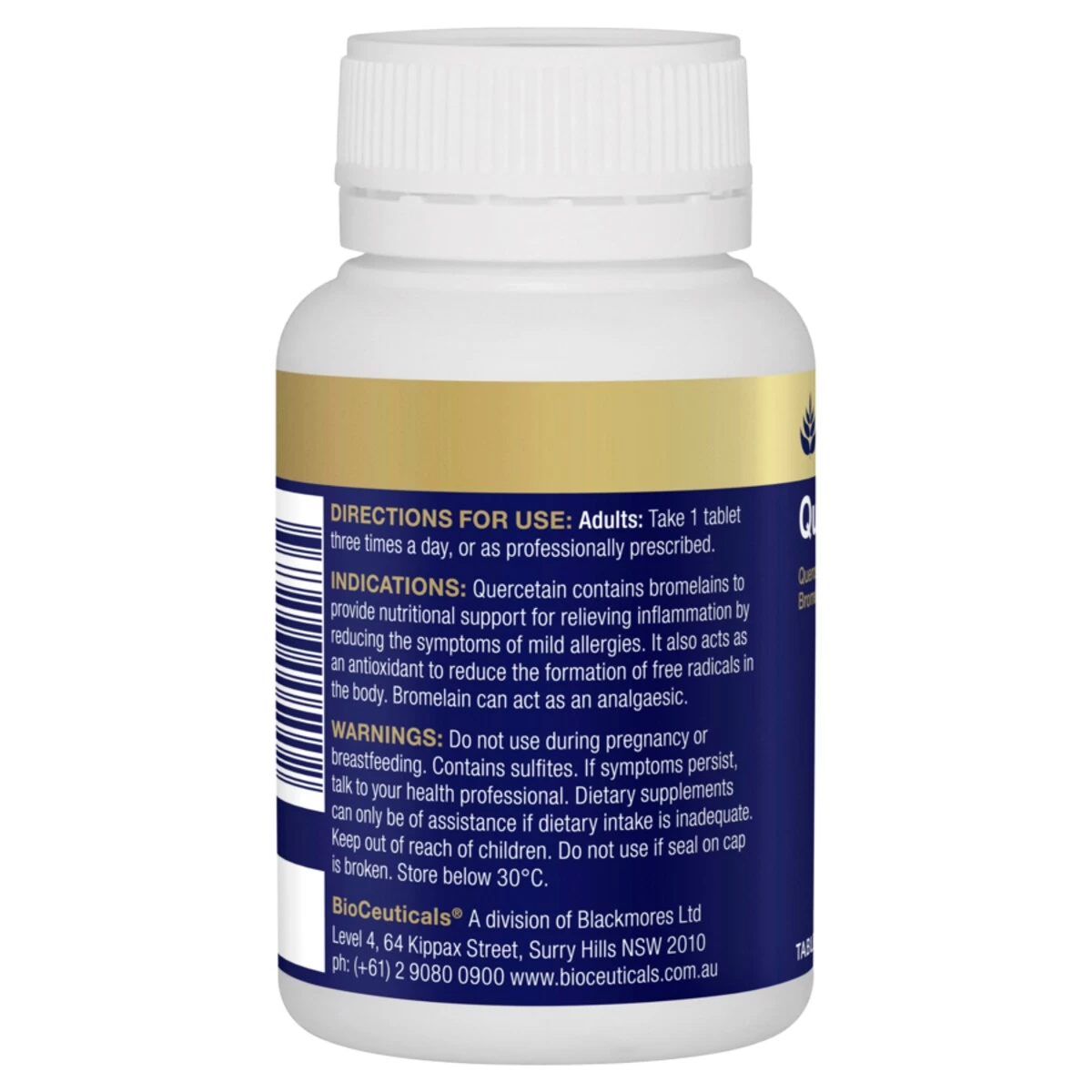 BioCeuticals Quercetain 60 Tablets 3 BioCeuticals Quercetain 60 Tablets - Image 3