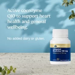 BioCeuticals Ubiquinol BioActive 150mg 60 Capsules 13 BioCeuticals Ubiquinol BioActive 150mg 60 Capsules -Health Care Store 70933