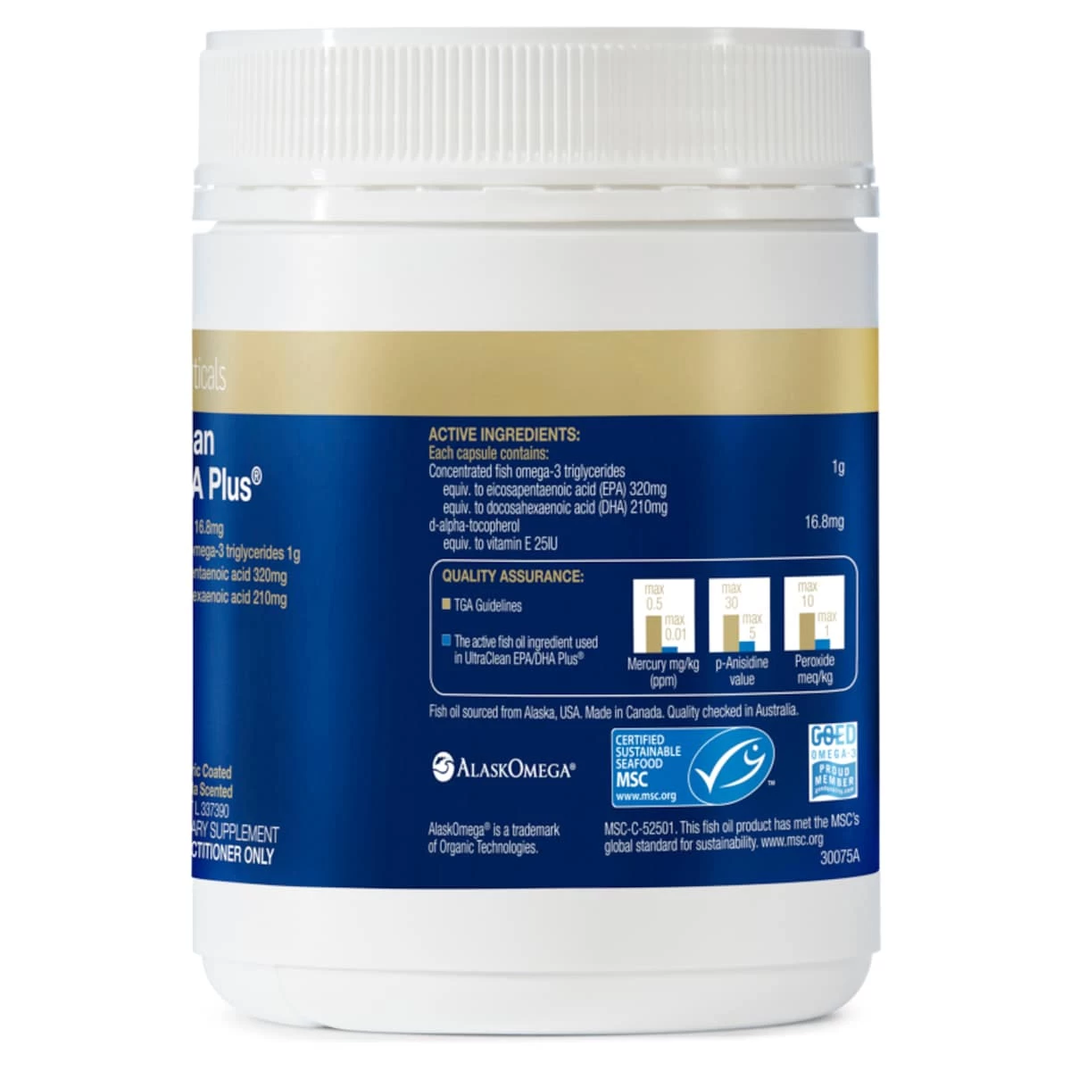 BioCeuticals UltraClean EPA/DHA Plus 240 Capsules 2 BioCeuticals UltraClean EPA/DHA Plus 240 Capsules - Image 2