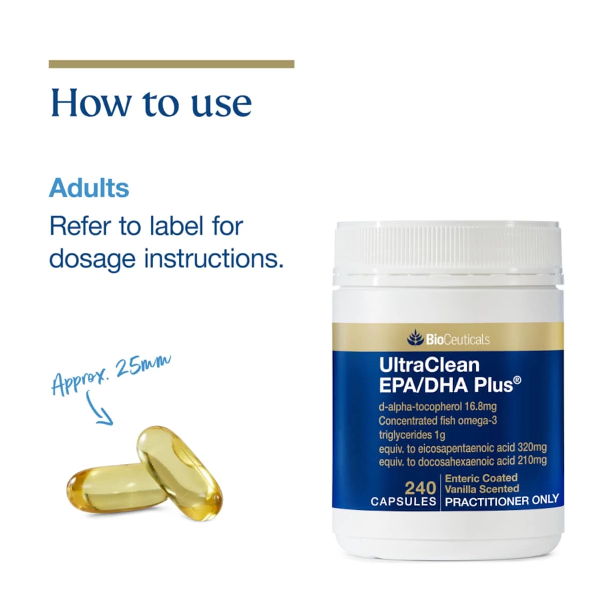 BioCeuticals UltraClean EPA/DHA Plus 240 Capsules 6 BioCeuticals UltraClean EPA/DHA Plus 240 Capsules - Image 6