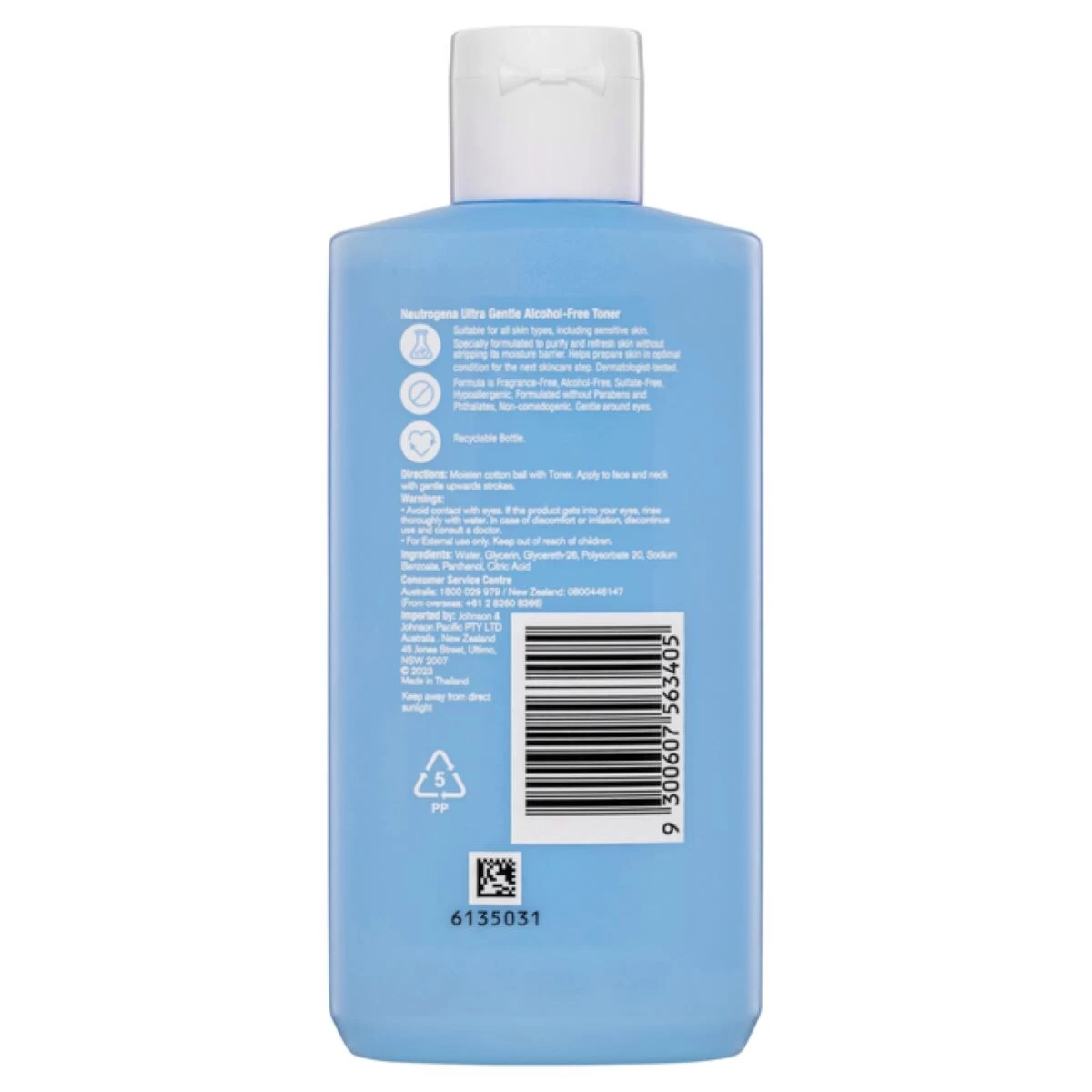 Neutrogena Ultra Gentle Alcohol-Free Toner 150ml 2 Neutrogena Ultra Gentle Alcohol-Free Toner 150ml - Image 2