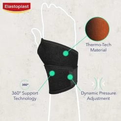 Elastoplast Sport Adjustable Wrist Support One Size 1 Pack -Health Care Store 72648