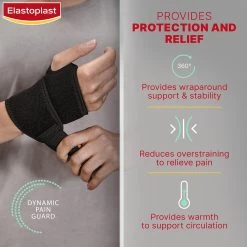 Elastoplast Sport Adjustable Wrist Support One Size 1 Pack -Health Care Store 72649