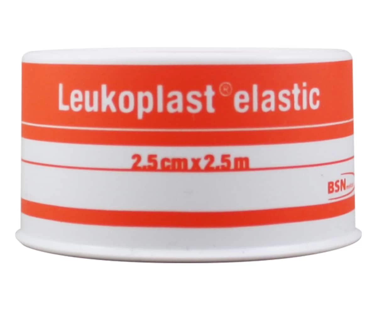 Leukoplast Elastic Tape Tan 2.5cm X 2.5m 1 Roll 1 Leukoplast Elastic Tape Tan 2.5cm X 2.5m 1 Roll