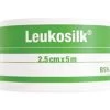 Leukosilk Hypoallergenic Silk Tape 2.5cm X 5m 1 Roll